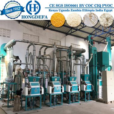 30t/24h maize flour milling for posho flour.