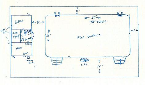 Proposed design of new pool facility on Cedar Ridge campus
