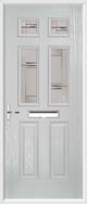 2 Panel 4 Square Composite Door regal corenet glass