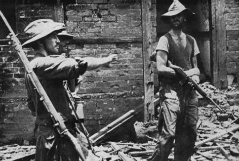 Gurkha - Gurkhas in Mogaung during Second Chindits Operation