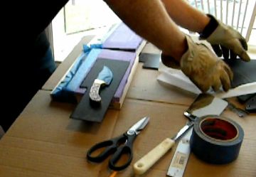 How to make a Kydex knife sheath. www.DIYeasycrafts.com