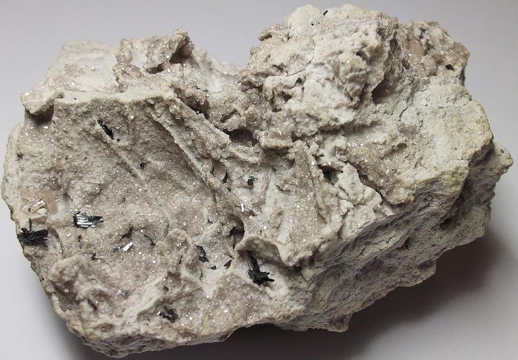 PSEUDOBROOKITE and pink TOPAZ crystals - Thomas Range, Juab Co., Utah, USA - ex H.Hammerslag, ex Lehigh Minerals