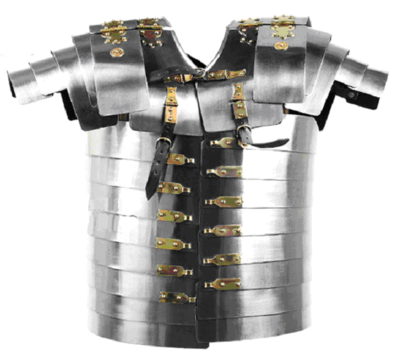 ROMAN Soldier Legionaire LORICA SEGMENTATA Steel Cuirass Breast Plate ARMOR 