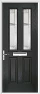 2 panel 2 square composite door regal corenet glass