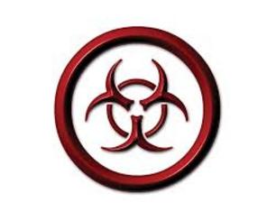 Hazmat Cleanup symbol representing biohazard cleaning services in Tampa, FL.