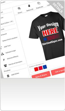 Signs Designs - Design Your Own Shirt, Signs, Custom T Shirts