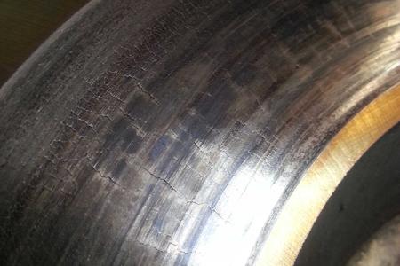 Brake Rotor Heat Cracks Blueing