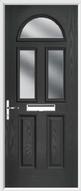 2 Panel 2 Square 1 Arch Composite Door obscure glass