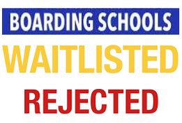 Boarding School Decision Waitlisted Rejected