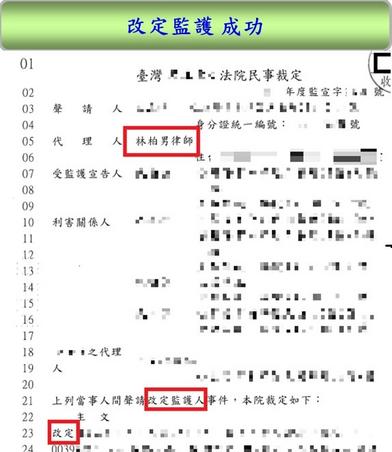 改定監護人, 監護宣告流程