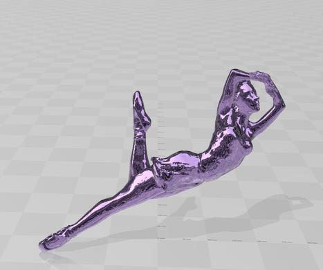 NFTart NFT Cryptoart ballerina dancer 3dprint