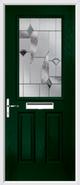 2 Panel 1 Square Composite Door monza glass