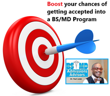 Combined BS MD Programs Consultants Dr Paul Lowe Brown PLME
