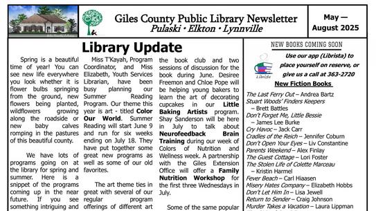 Current Newsletter link