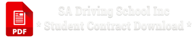SA Driving School Inc Contract