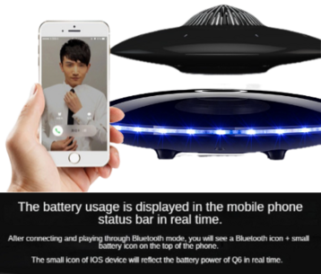 UFO Table Levitation Audio Wireless Bluetooth Speaker
