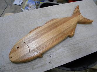 Wooden Cutting Board for Fish