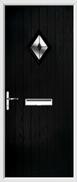 Cottage Diamond Composite Door bevel glass