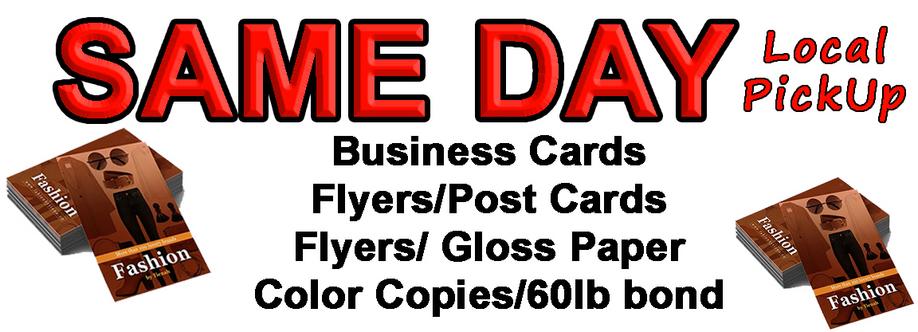 SAME DAY PRINTING IN ORLANDO