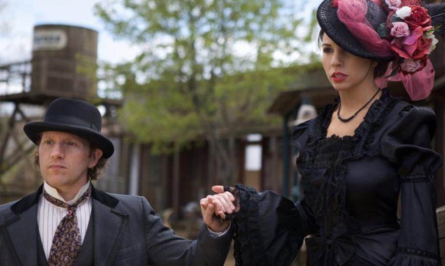 Old west gambler and his lady