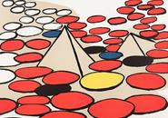 Alexander Calder Untitled Beige Pyramids