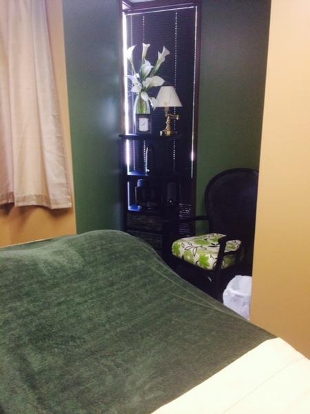 AGLA Chiropractic Green & Gold Massage Room