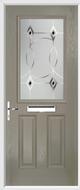 2 Panel 1 Square Composite Door fusion art