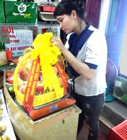 hoa quả nhập khẩu, giỏ hoa quả nhập khẩu đẹp tại Hà Nội