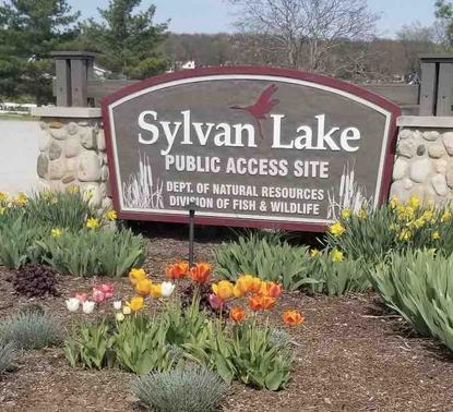 Town Signage for Sylvan Lake Indiana