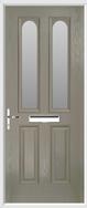 2 Panel 2 Arch Composite Door obscure glass