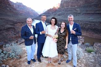 Grand Canyon Helicopter Wedding with Vegas Mobile Minister