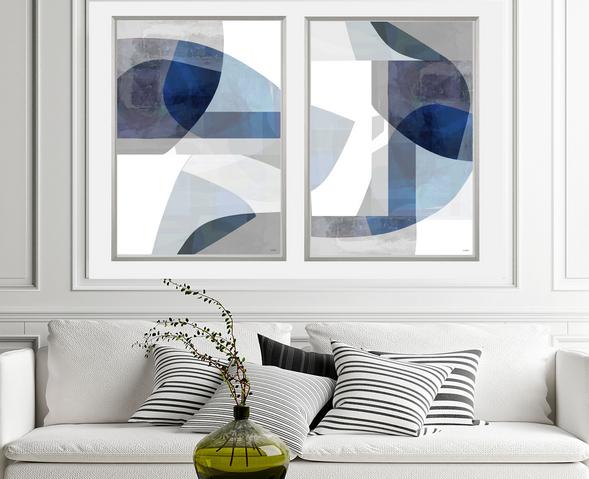 Geometric Art, #abstract art, #geometric, #blue art, #wallart, #design, #dubois art, #modern Art