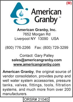 American Granby, Water Well Accessories