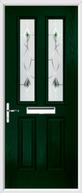 2 Panel 2 Square Composite Door fusion art glass