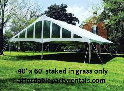 40 x 60 event rental tent