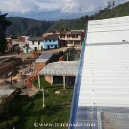 Cubierta termoacustica blanca LTA en PVC