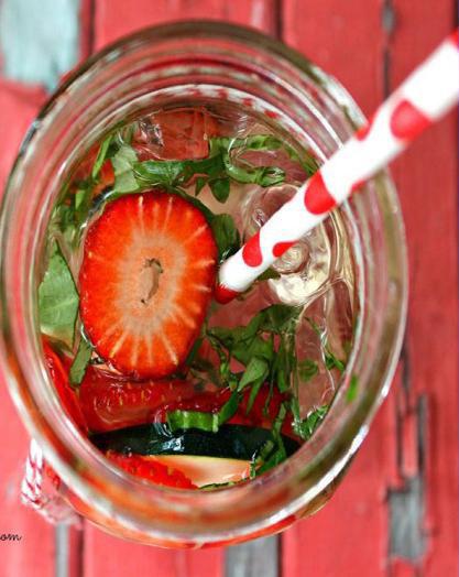 Strawbery Basil and Cucumber