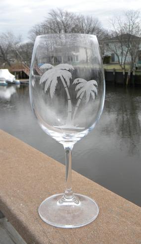 Easy DIY Etched wine glasses. www.DIYeasycrafts.com