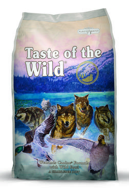 Taste of the Wild Wetland kibble dog food with quail, duck and turkey