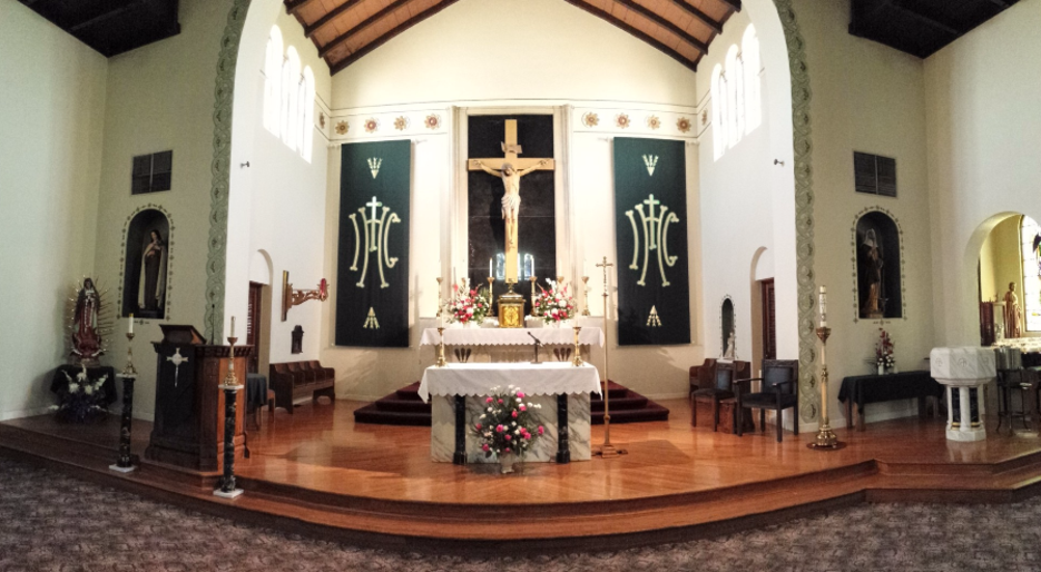 Altar at St. Brigid Catholic Church in Hanford