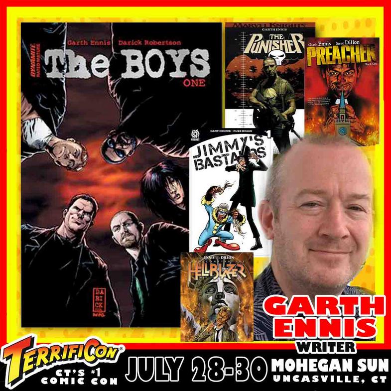 garth ennis terrificon Connecticut's #1 comic con