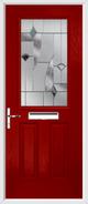 2 Panel 1 Square Composite Door monza glass