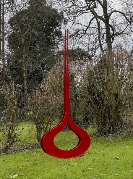 steel and epoxy sculpture private commission – Kevin J. O’Dwyer”