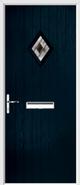 Cottage Diamond Composite Door aspen glass