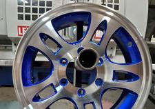 Alloy wheel refinishing and bent rim repair by Prince Wheel Services in Monroe NC