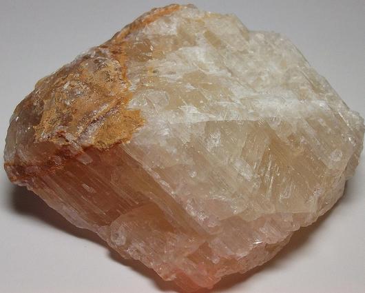 fluorescent phosphorescent CALCITE crystals - closed locality - Meckley's Quarry, Mandata, Northumberland County, Pennsylvania, USA - ex Franklin Mineral Museum