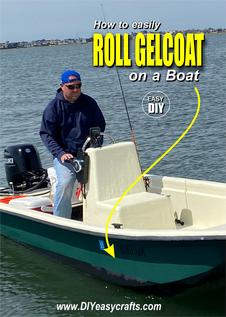 How to Roll gelcoat on a boat