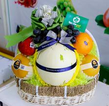 Giỏ hoa quả nhập khẩu biếu tặng, dâng hương