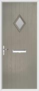 Cottage Diamond Composite Door obscure glass