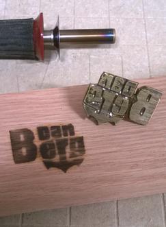 Woodworking Branding Iron With Electric Heater wood Burning 